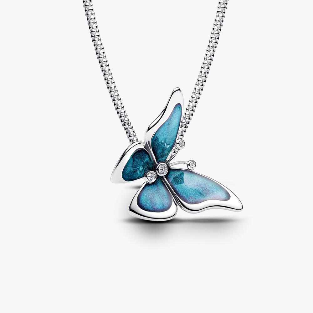 Pandora Moments Heart Clasp Snake Chain Necklace