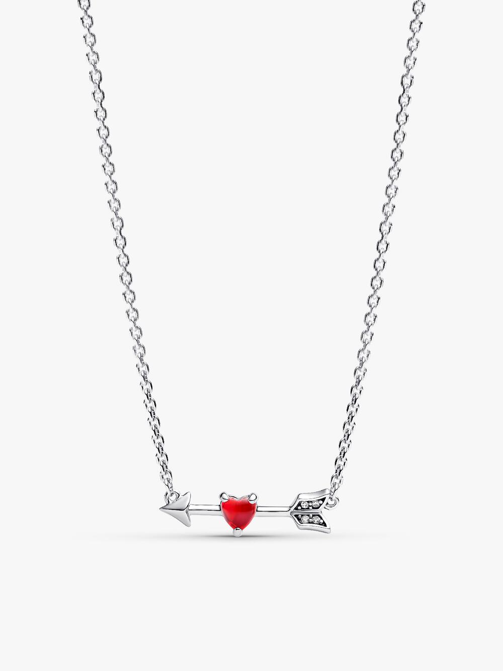Sparkling Heart Padlock Stud Earrings