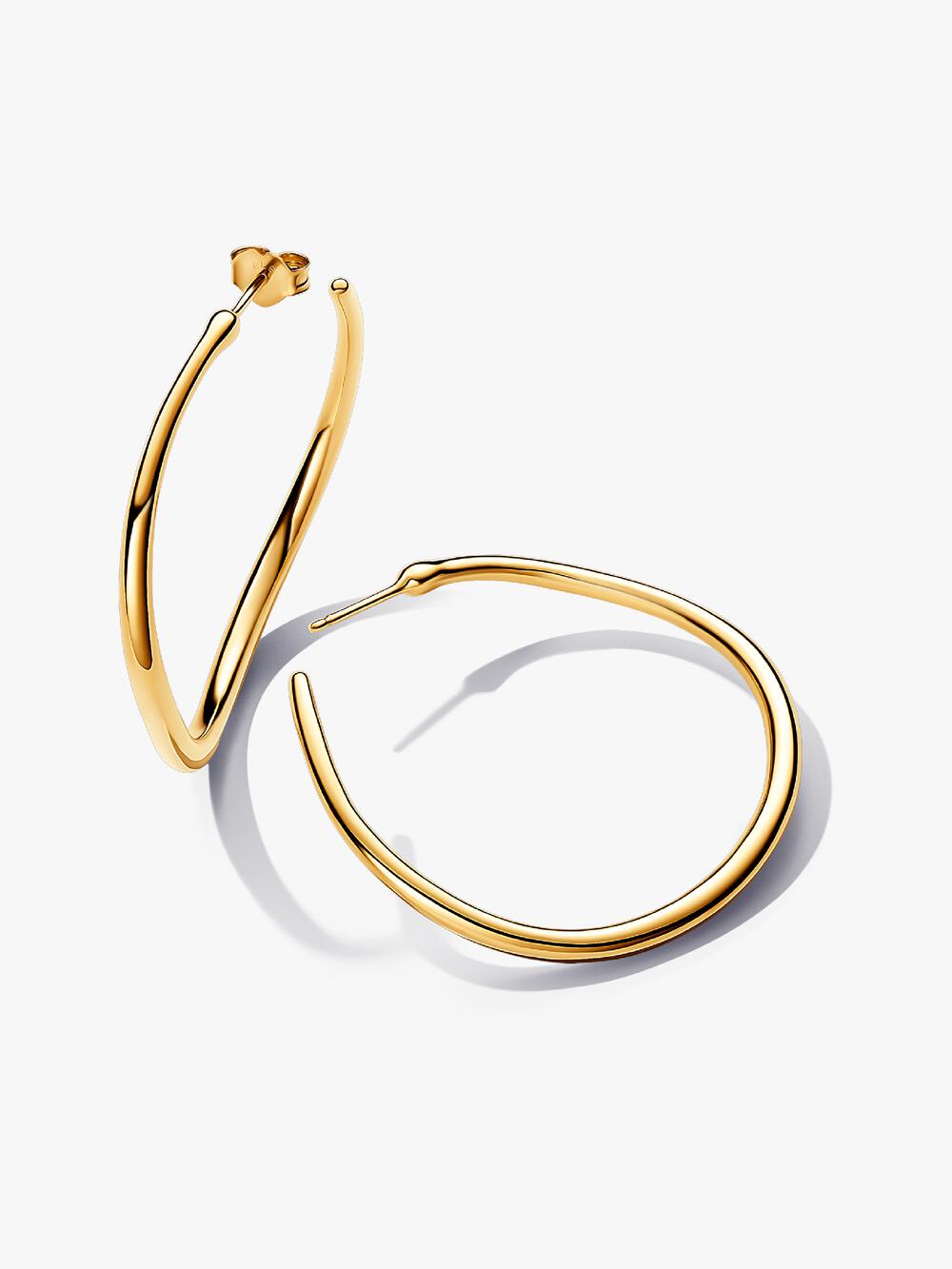 Round Huggie Hoop Earrings