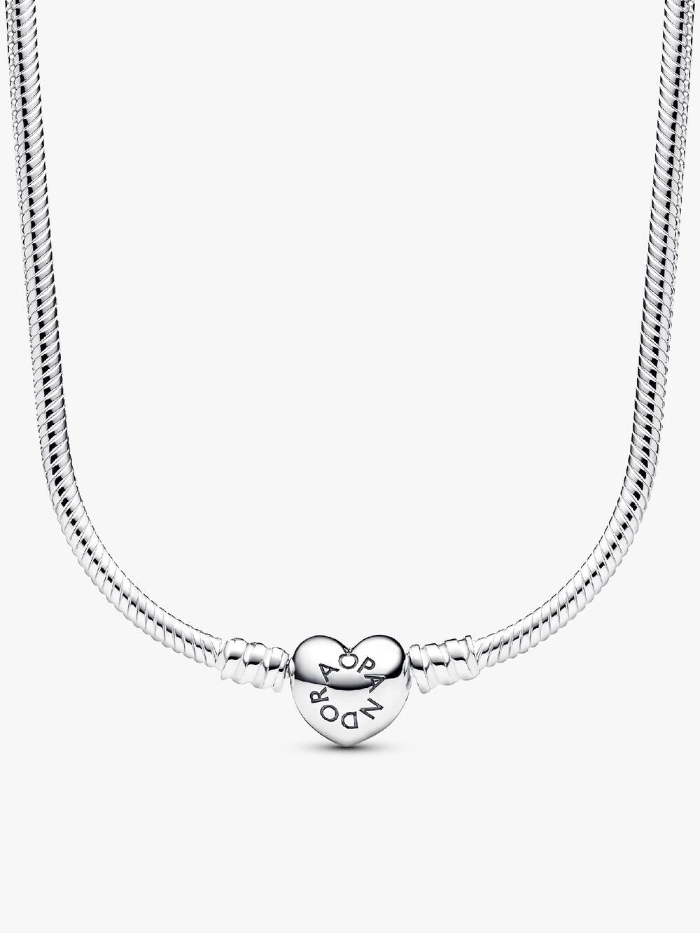 Heart Closure Snake Chain Necklace