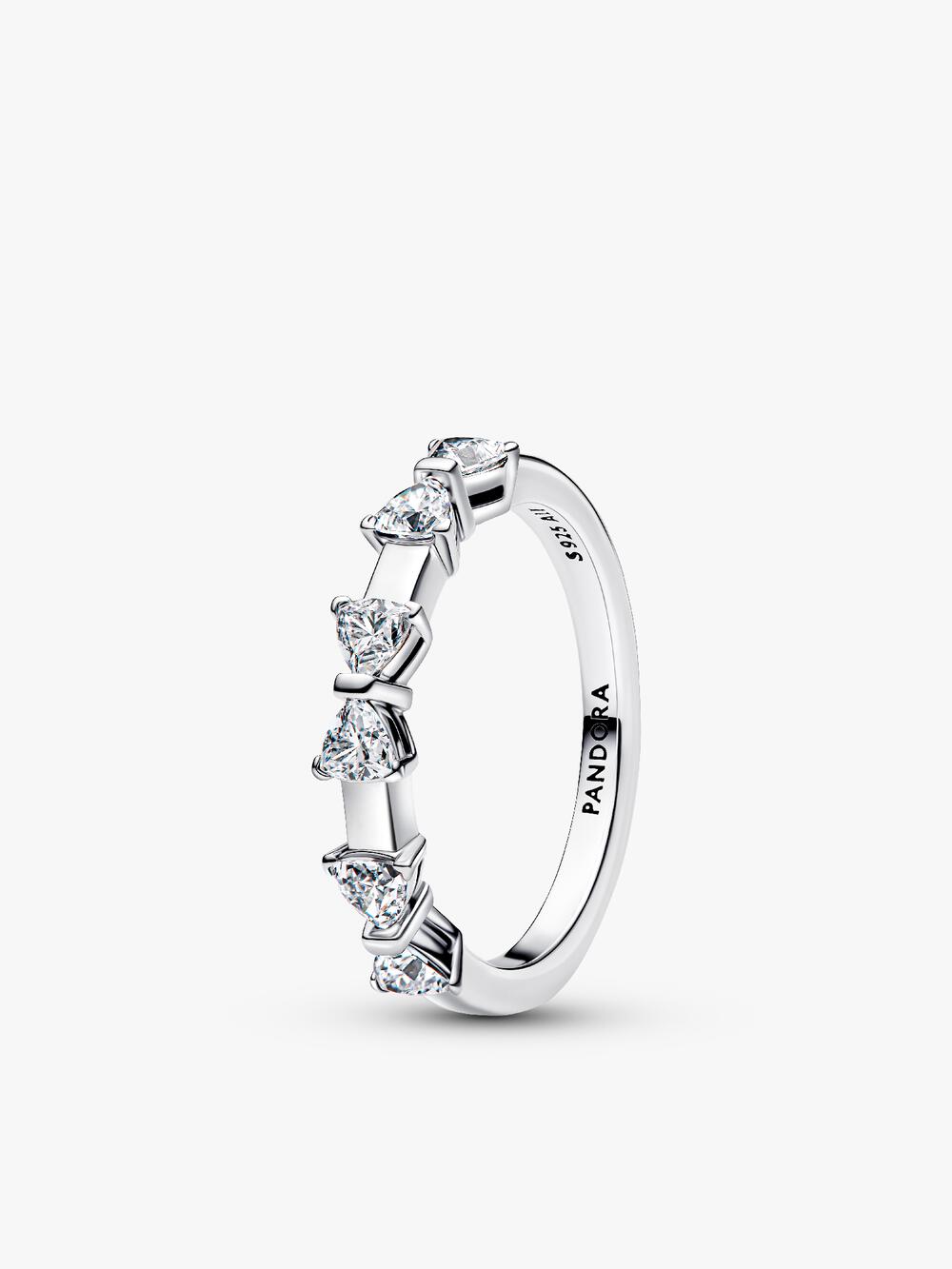 Square Sparkle Halo Ring