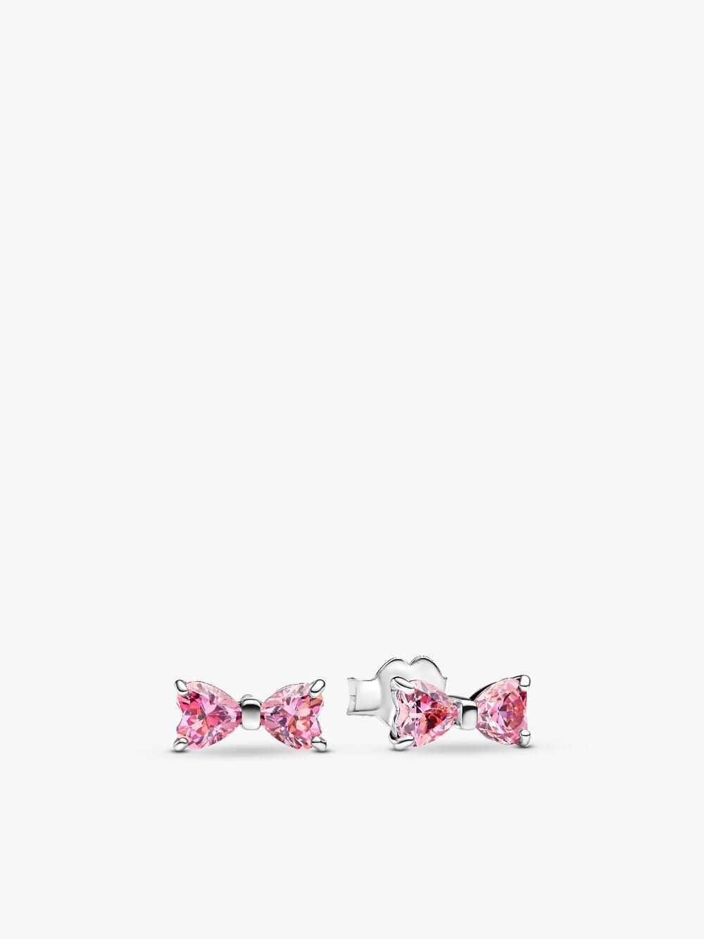 Red Heart Stud Earrings
