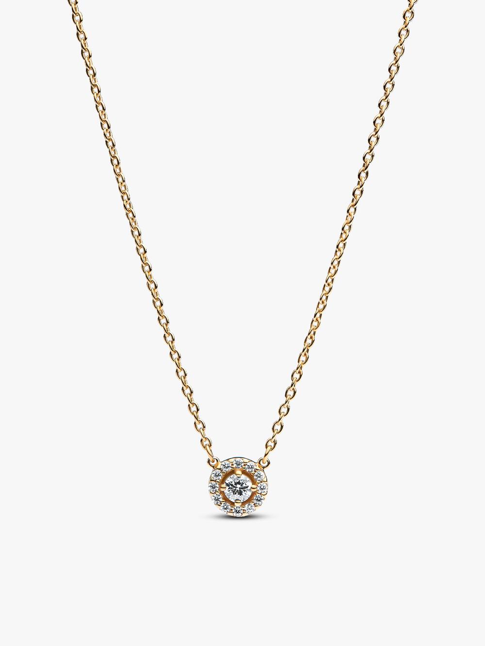 Round Pavé Halo Stud Earrings