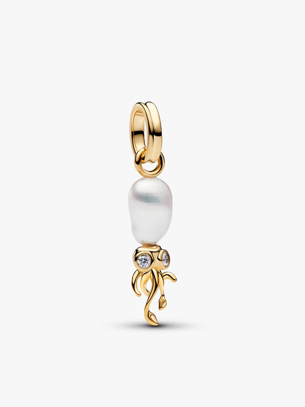 Treated Freshwater Cultured Baroque Pearl Oversized Frog Pendant