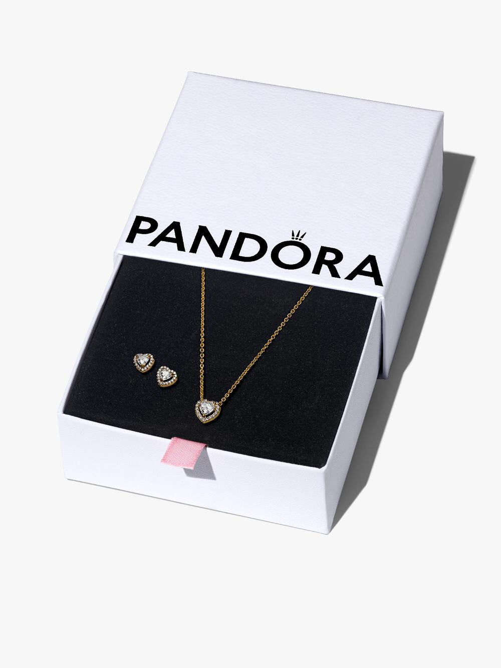 Engravable Heart Halo Collier Necklace