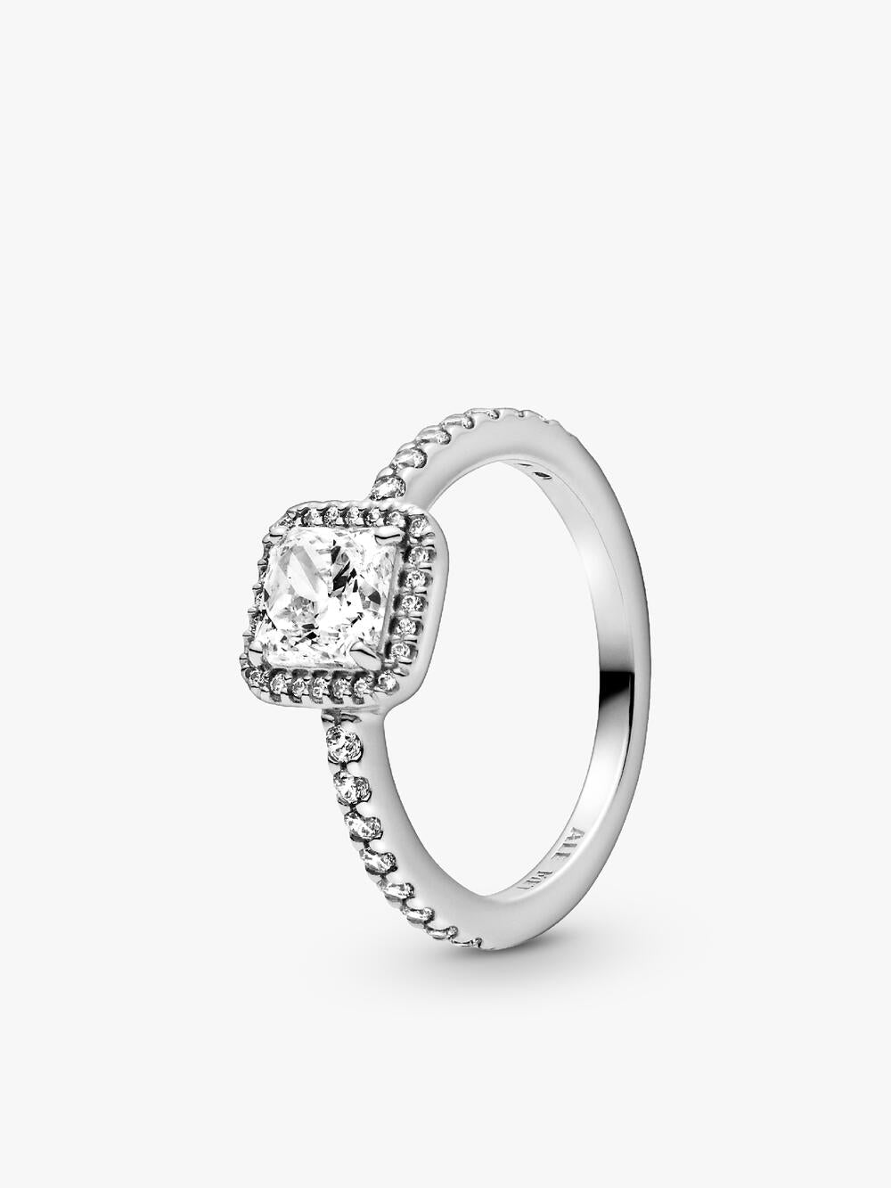 Square Halo Stud Earrings