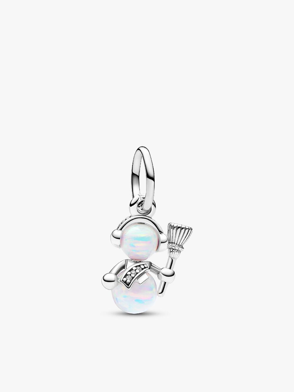 Pavé Heart Hoop Earrings