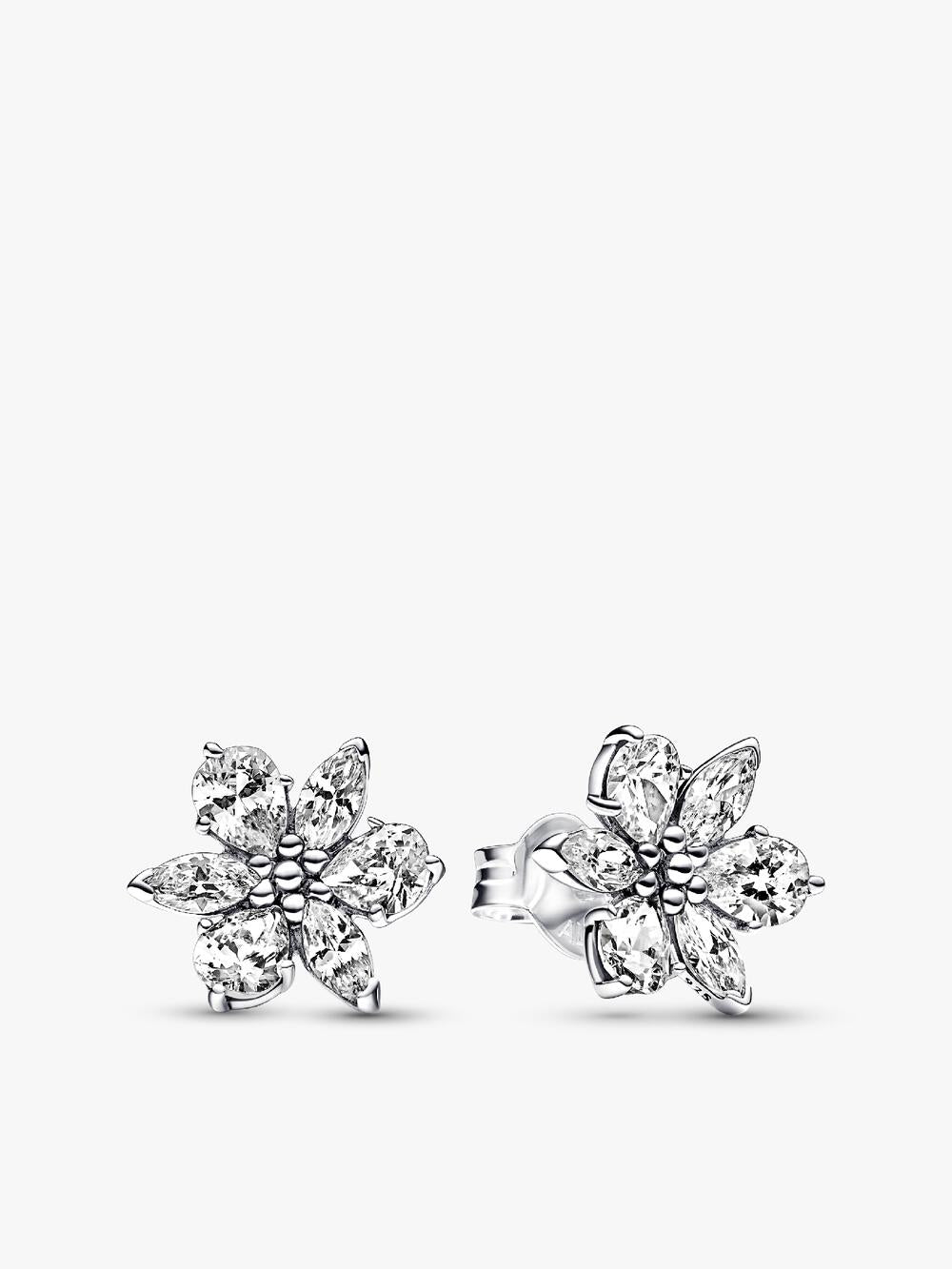 Elevated Pink Heart Stud Earrings