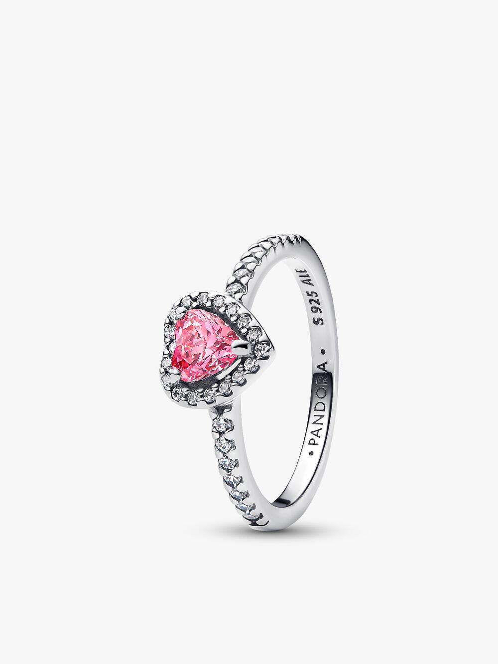 Double Heart Sparkling Ring