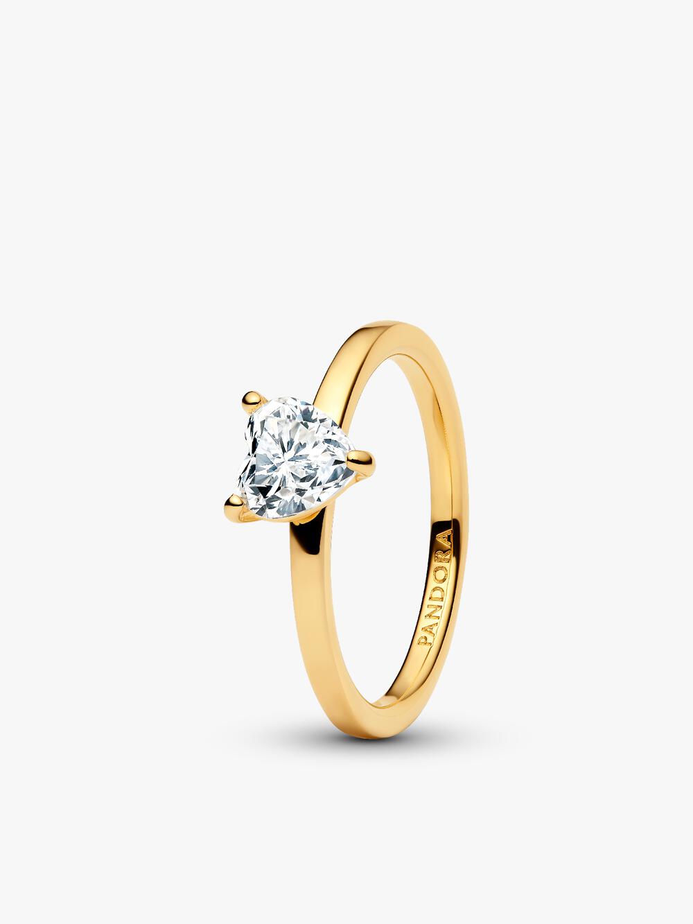 Double Heart Sparkling Ring
