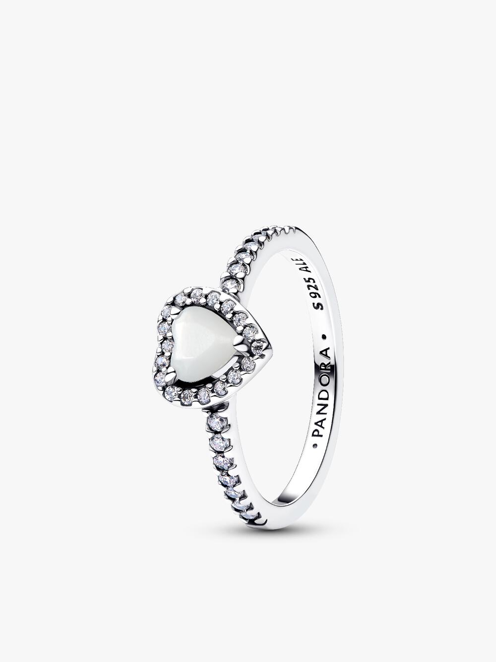 Elevated Pink Heart Ring