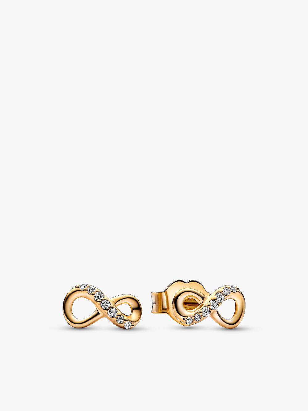 Sparkling Infinity Heart Collier Necklace