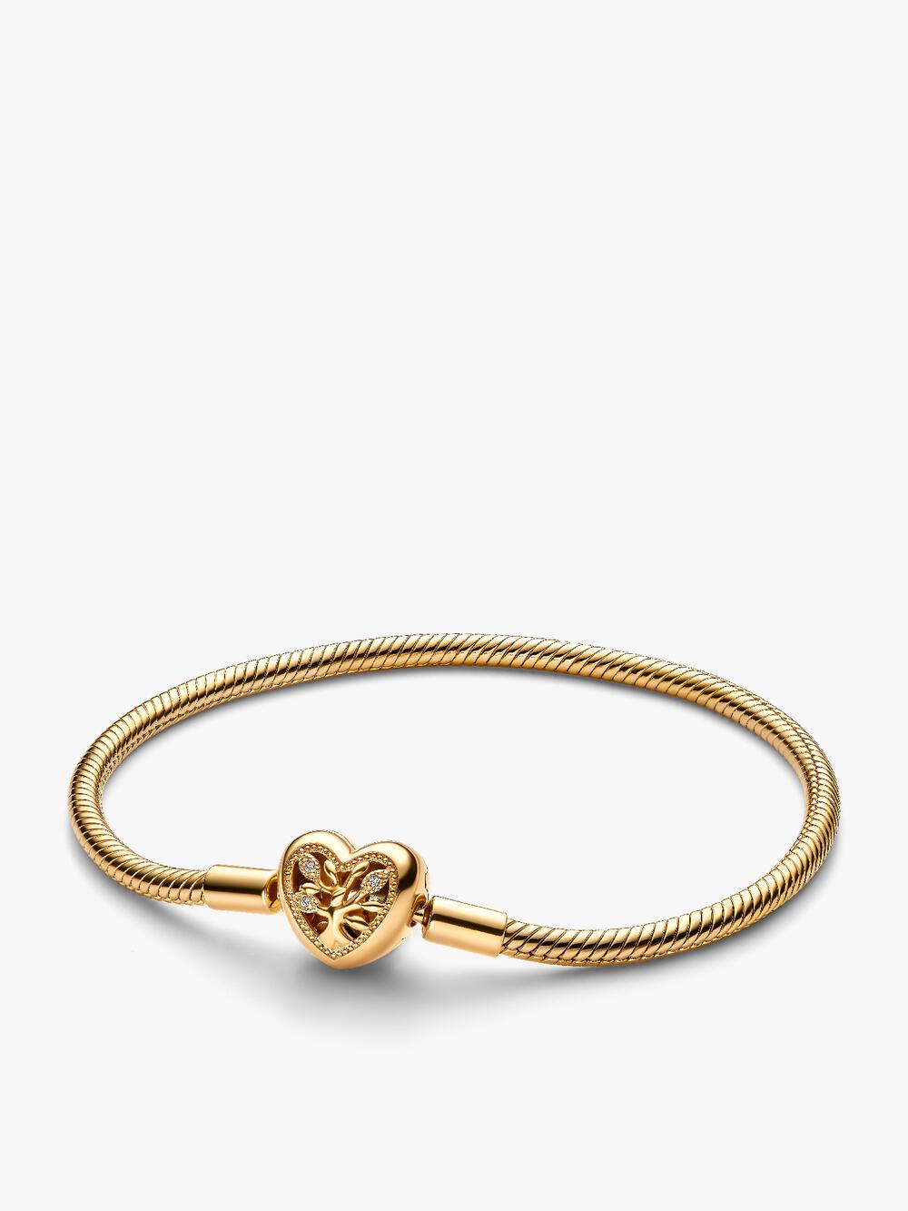 Heart Clasp Snake Chain Bracelet