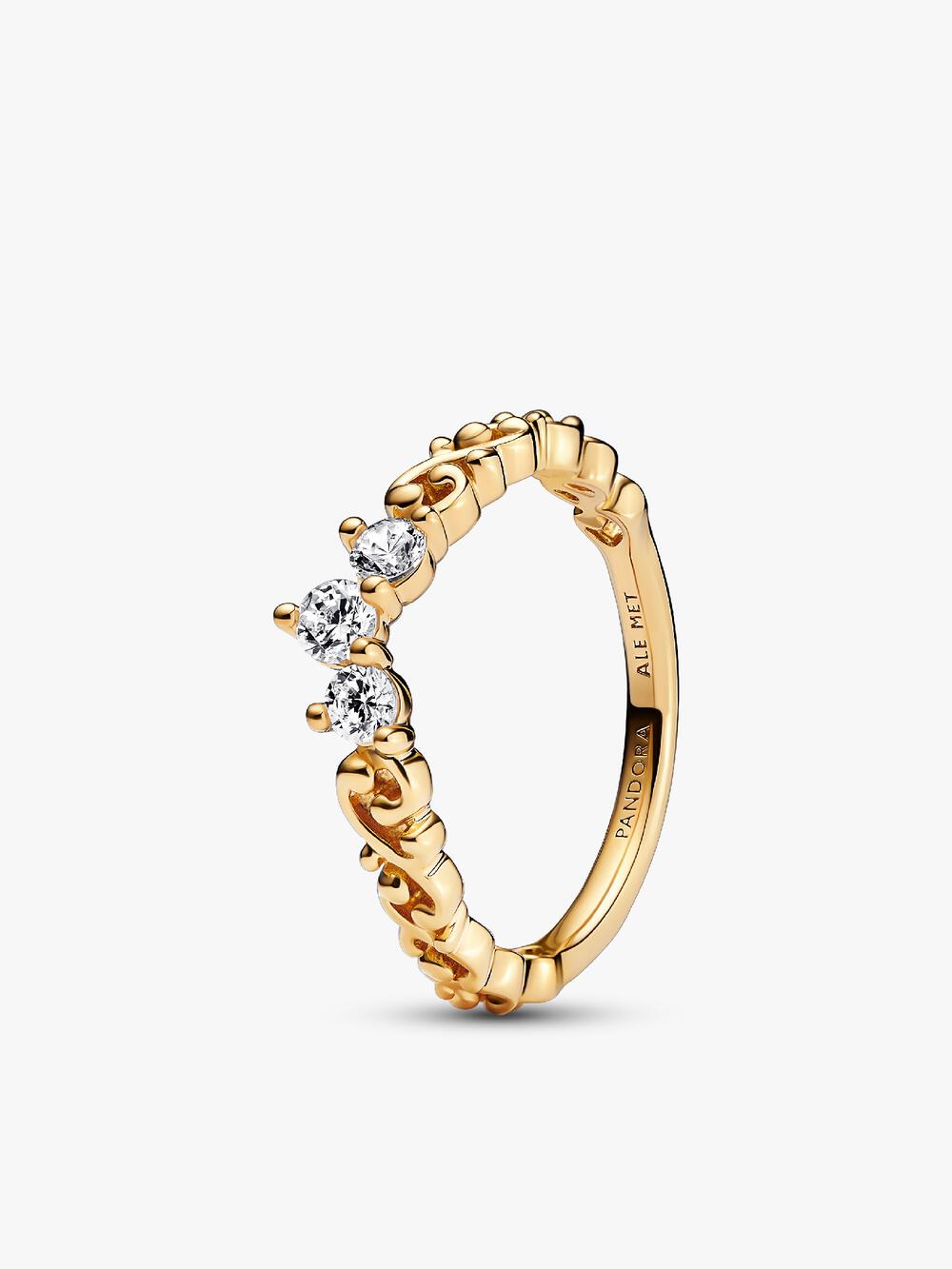 Sparkling Red Heart Ring