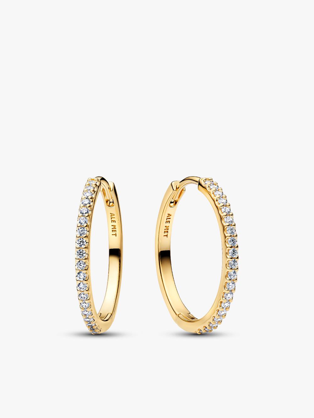 Sparkling Mini Hoop Earrings