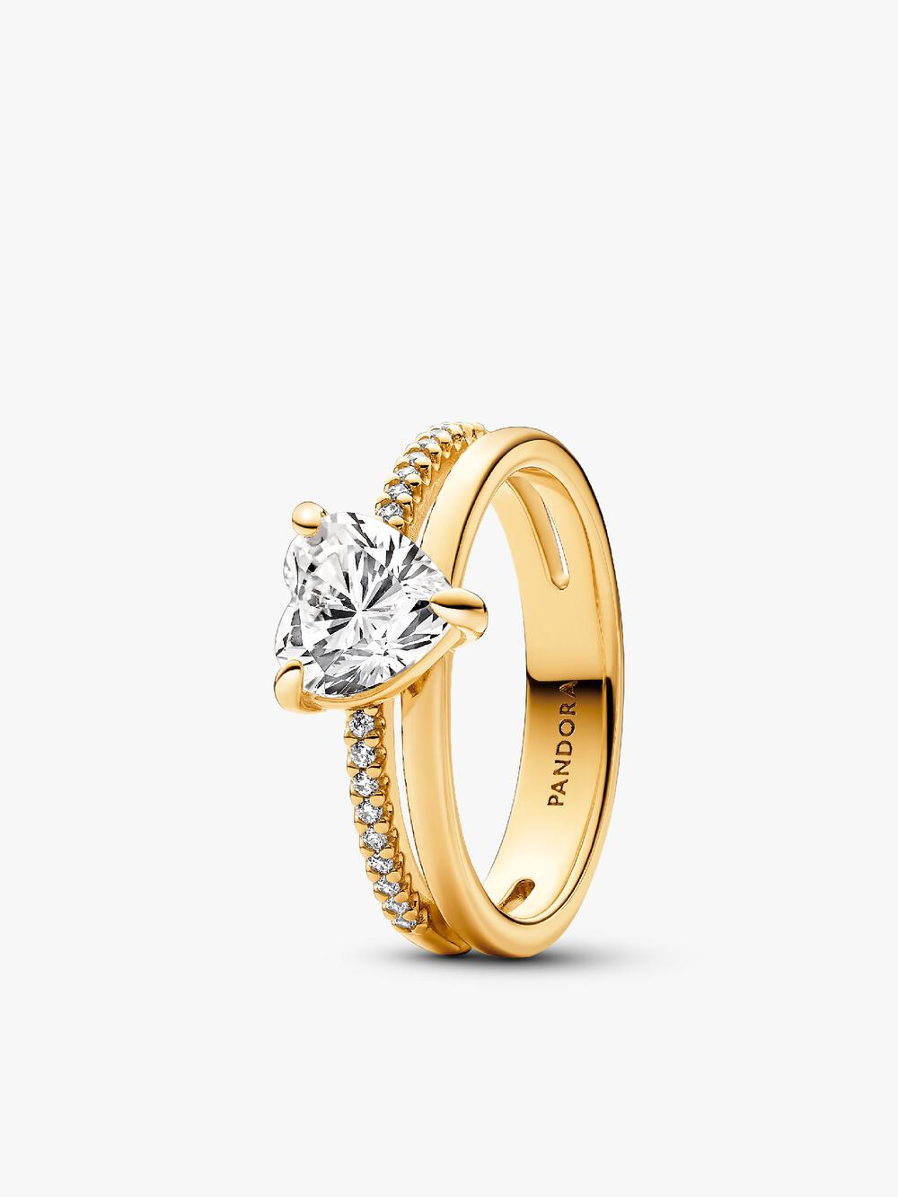 Elevated Heart Ring
