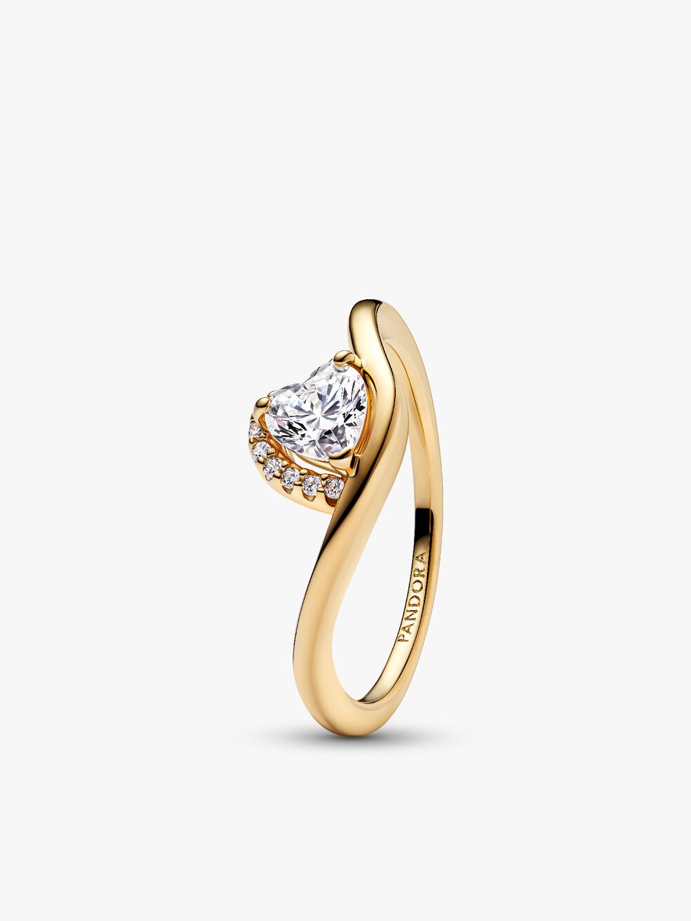 Elevated Heart Ring