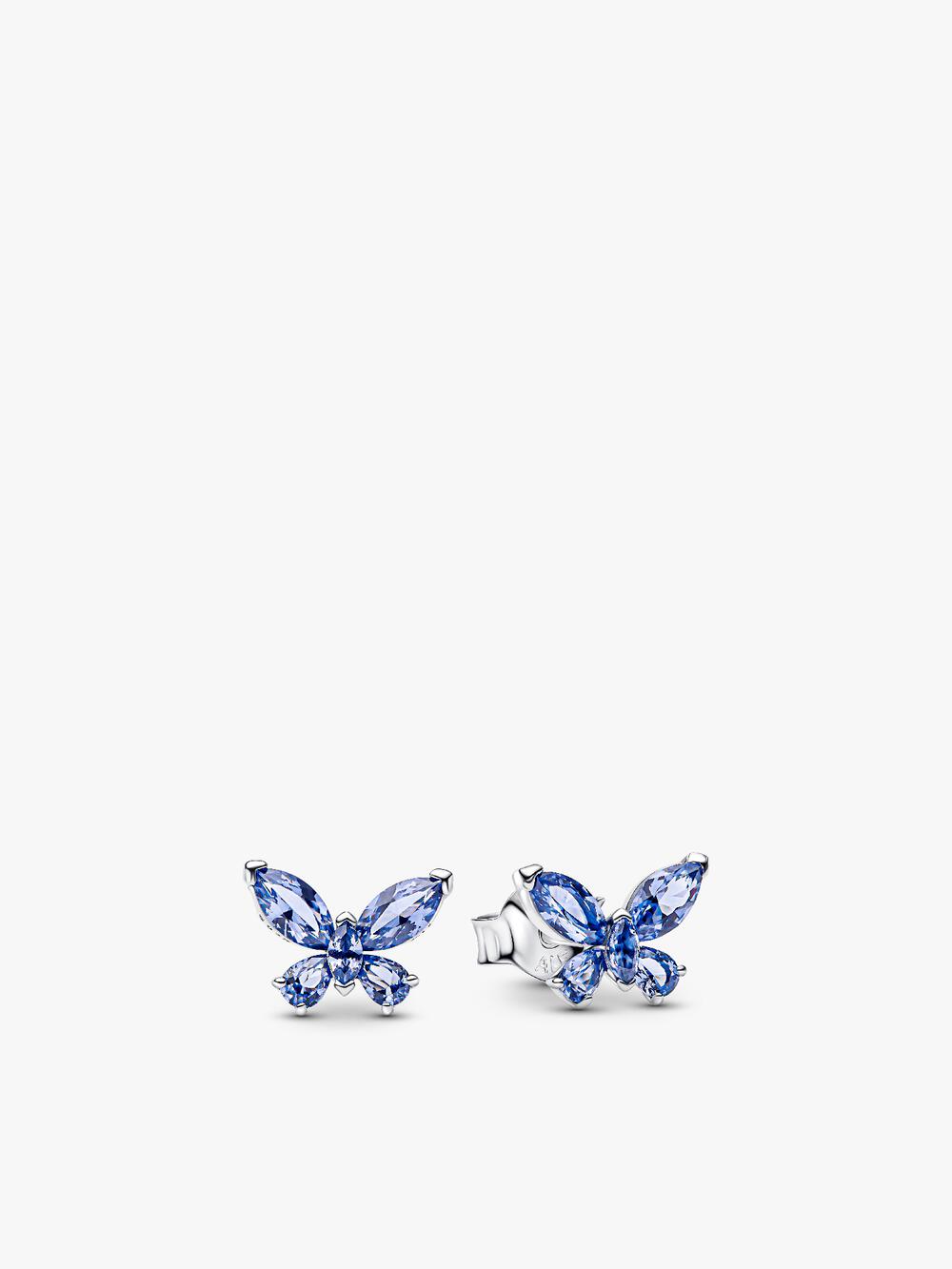 Elevated Pink Heart Stud Earrings