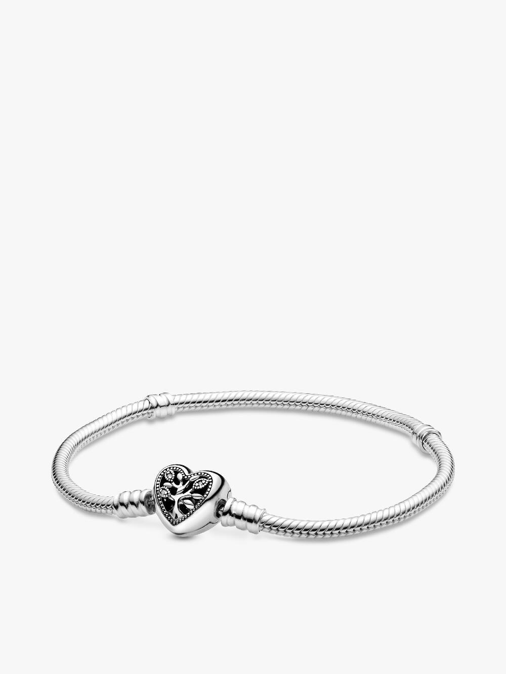 Pandora Moments Asymmetric Star T-bar Snake Chain Bracelet
