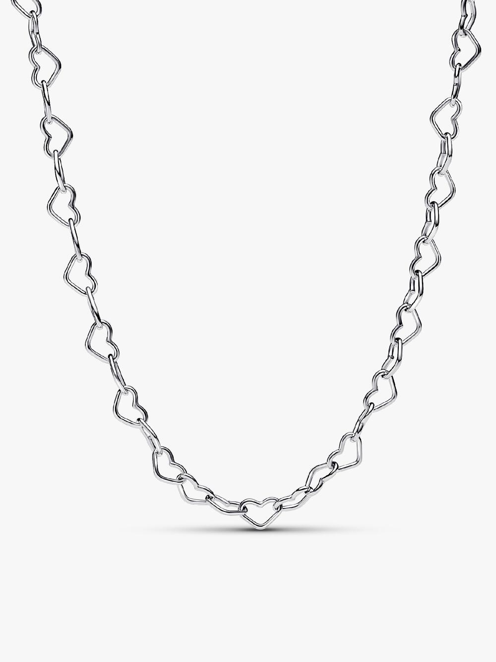 Pandora Moments Heart Clasp Snake Chain Necklace