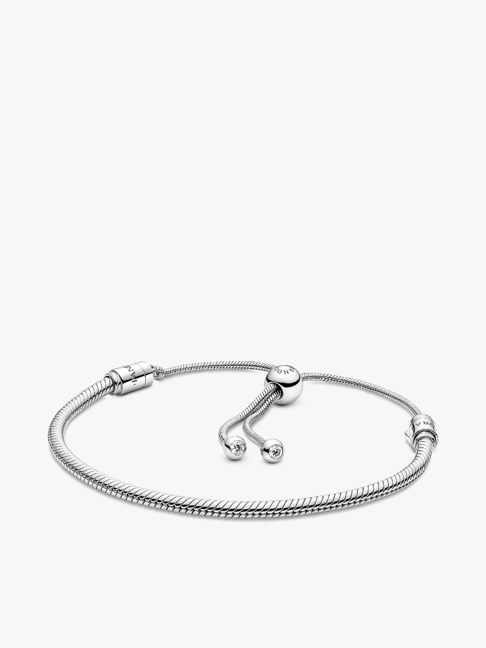 Moments Heart & Snake Chain Bracelet