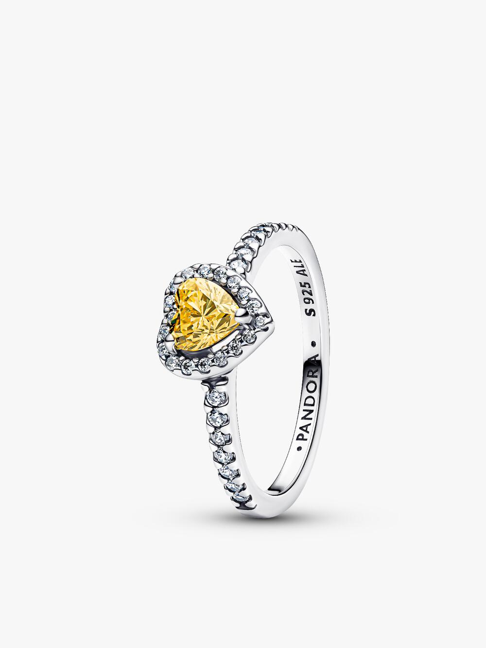 Elevated Pink Heart Ring