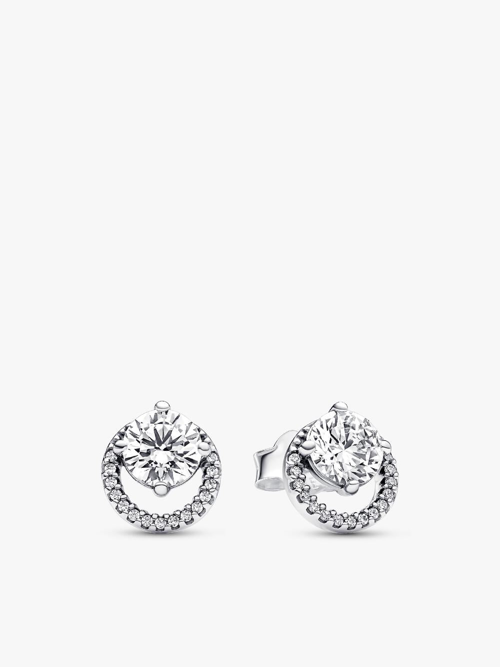 Sparkling Huggie Hoop Earrings